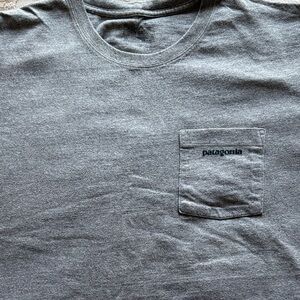 Patagonia Men's Heather Gray Pocket Tee